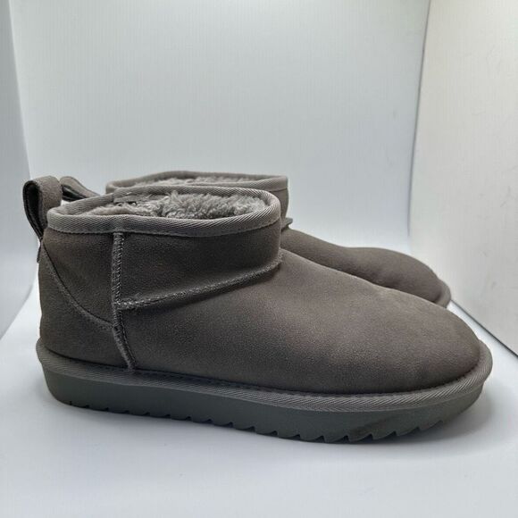 CUSHIONAIRE Women's pull on boot 8 GRAY - Picture 1 of 7